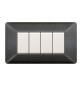 PLACCA EASY MATIX GRIGIO NOTTE 4P
