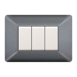 PLACCA EASY MATIX GRIGIO CHIARO 3P