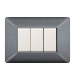 PLACCA EASY MATIX GRIGIO CHIARO 3P