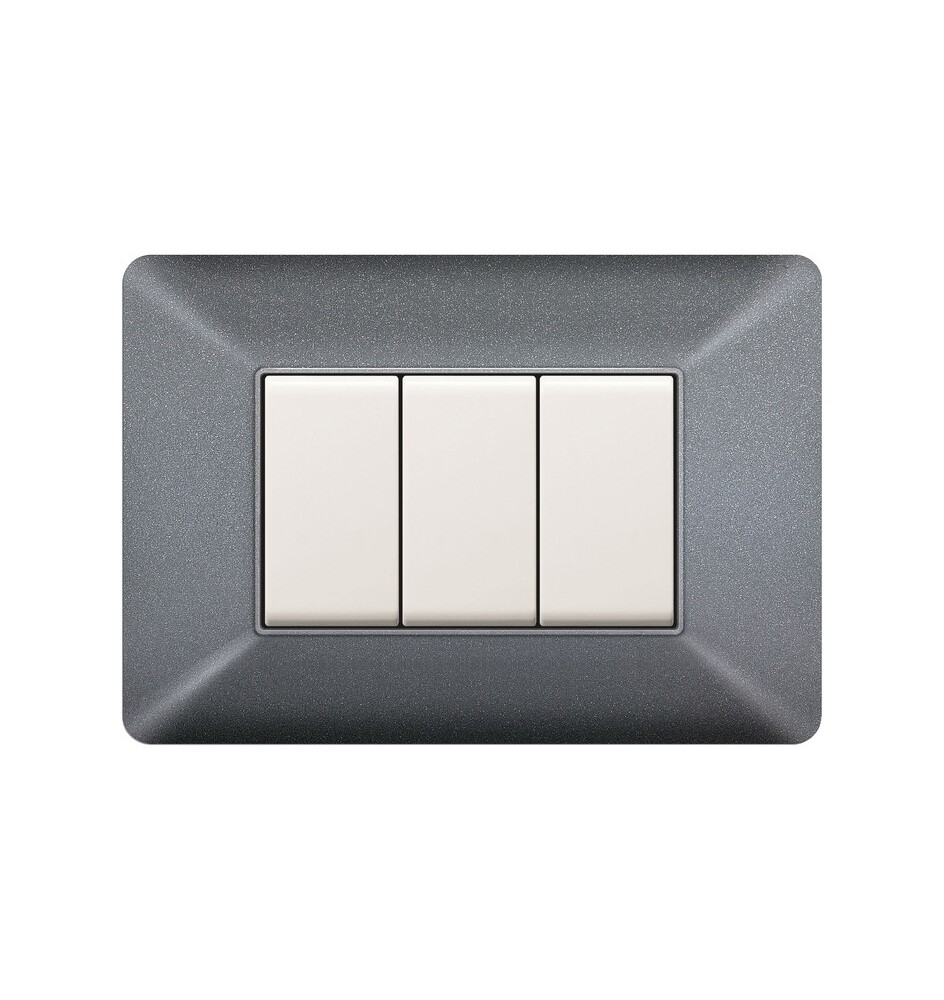 PLACCA EASY MATIX GRIGIO CHIARO 3P