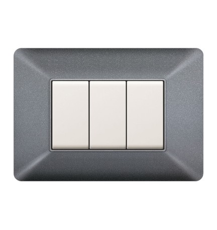 PLACCA EASY MATIX GRIGIO CHIARO 3P