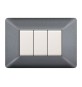 PLACCA EASY MATIX GRIGIO CHIARO 3P