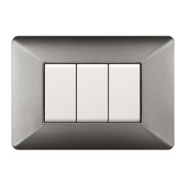 PLACCA EASY MATIX ALLUMINIO NOTTE 3P