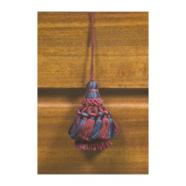 FIOCCO P/CHIAVI CM.9 BLU E BORDO