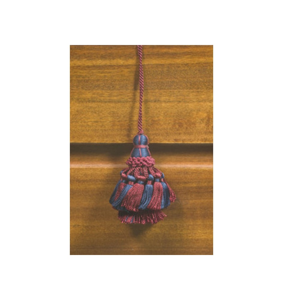FIOCCO P/CHIAVI CM.9 BLU E BORDO