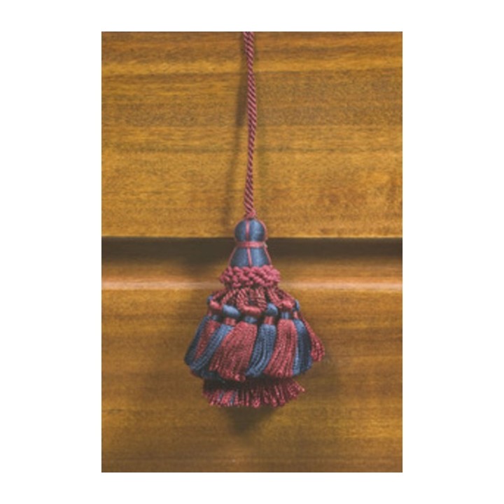 FIOCCO P/CHIAVI CM.9 BLU E BORDO