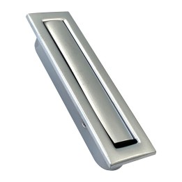 MANIGLIA ZAMA MG40323 72X20 MM CROMO OPACO