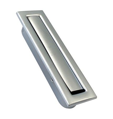 MANIGLIA ZAMA MG40323 72X20 MM CROMO OPACO