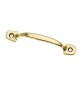 BL MANIGLIA OTTONE FISSA 80 MM 2 PZ