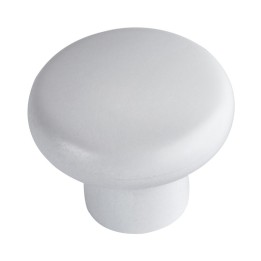 BL POMOLO IN RESINA 24 PP D 24 MM BIANCO 2 PZ