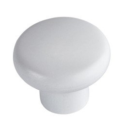 BL POMOLO IN RESINA 24 PP D 24 MM BIANCO 2 PZ