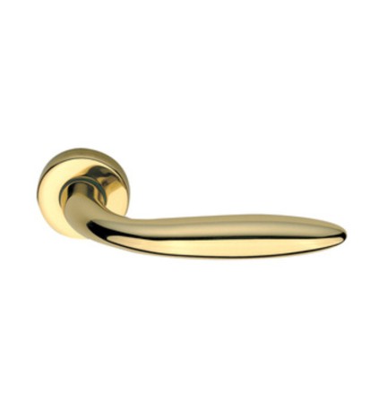 MANIGLIA ZAMA NEW SOFT C/BOCCHET INOXBRASS ORO