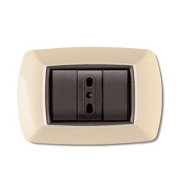 PLACCA LIFE LIVING PLAST AVORIO 3P