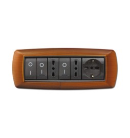PLACCA LIFE LIVING PLAST LEGNO CHIARO 7P