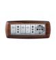 PLACCA LIFE LIVING PLAST LEGNO SCURO 7P