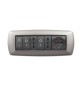 PLACCA LIFE LIVING PLAST ACCIAIO SATINATO 7P
