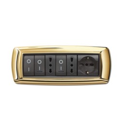 PLACCA LIFE LIVING PLAST ORO 7P