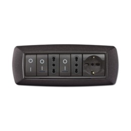 PLACCA LIFE LIVING PLAST GRIGIO NOTTE VULCAN 7P