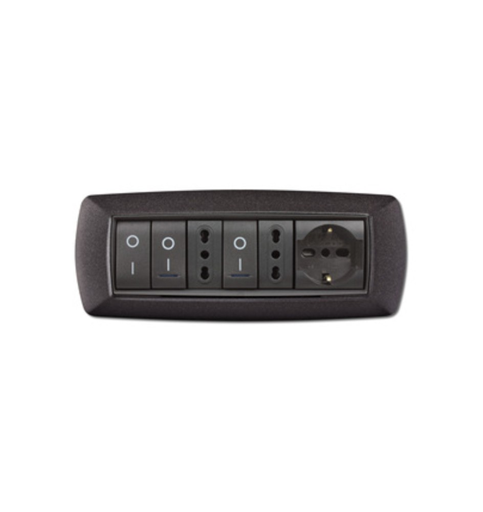 PLACCA LIFE LIVING PLAST GRIGIO NOTTE VULCAN 7P