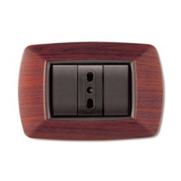 PLACCA LIFE LIVING PLAST LEGNO SCURO 3P