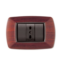 PLACCA LIFE LIVING PLAST LEGNO SCURO 3P