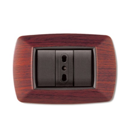 PLACCA LIFE LIVING PLAST LEGNO SCURO 3P