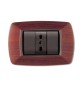 PLACCA LIFE LIVING PLAST LEGNO SCURO 3P