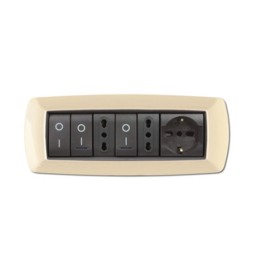 PLACCA LIFE LIVING PLAST AVORIO 7P