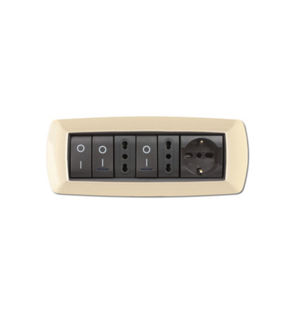PLACCA LIFE LIVING PLAST AVORIO 7P