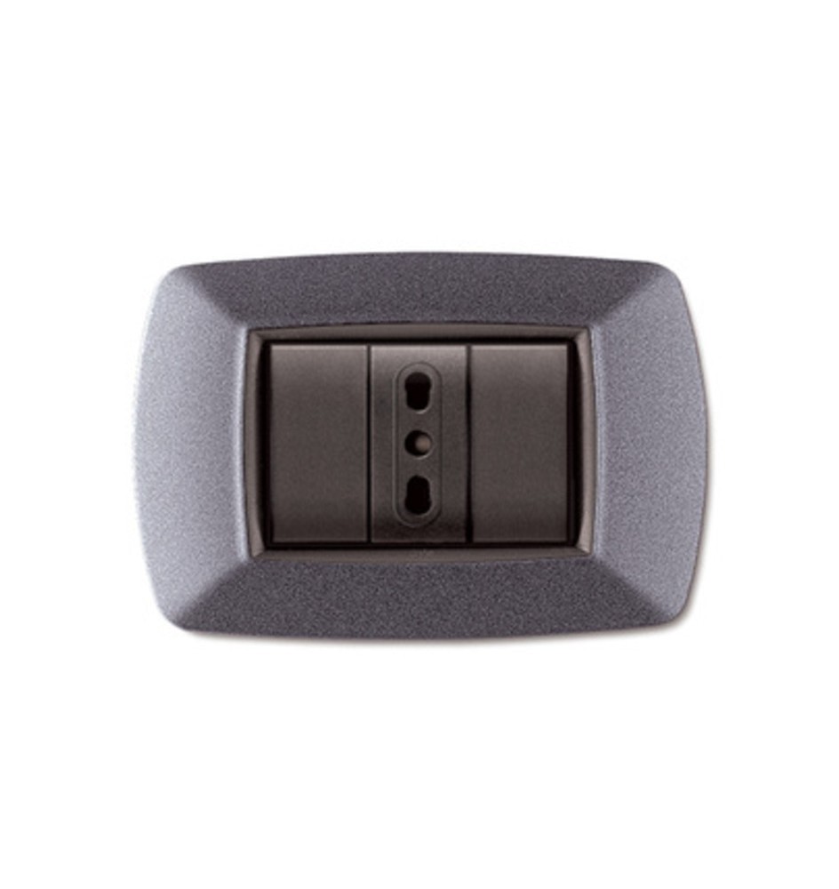 PLACCA LIFE LIVING PLAST GRIGIO CHIARO VULCAN 3P