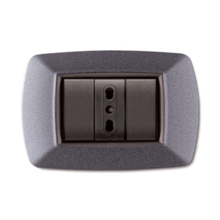 PLACCA LIFE LIVING PLAST GRIGIO CHIARO VULCAN 3P