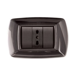 PLACCA LIFE LIVING PLAST NERO GLITTERING 3P
