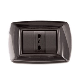 PLACCA LIFE LIVING PLAST NERO GLITTERING 3P