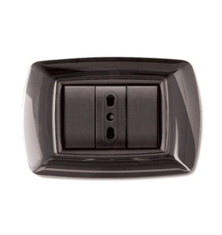 PLACCA LIFE LIVING PLAST NERO GLITTERING 3P