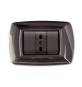 PLACCA LIFE LIVING PLAST NERO GLITTERING 3P