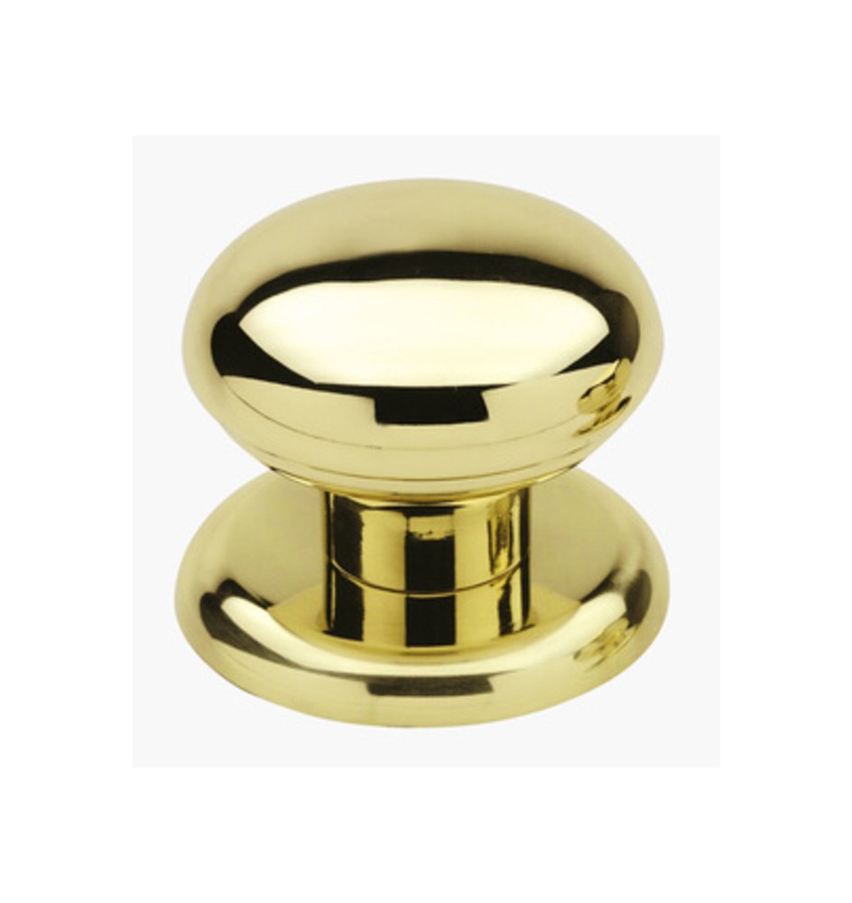 POMOLO OTTONE GIOVE D 70 MM LUCIDO VERNICIATO