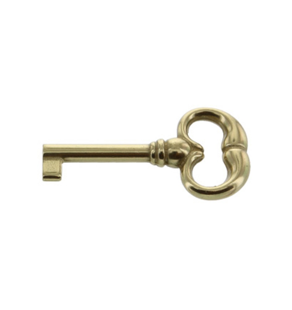 CHIAVE P/MOBILI 33730 35X62 MM OTTONE LUCIDO