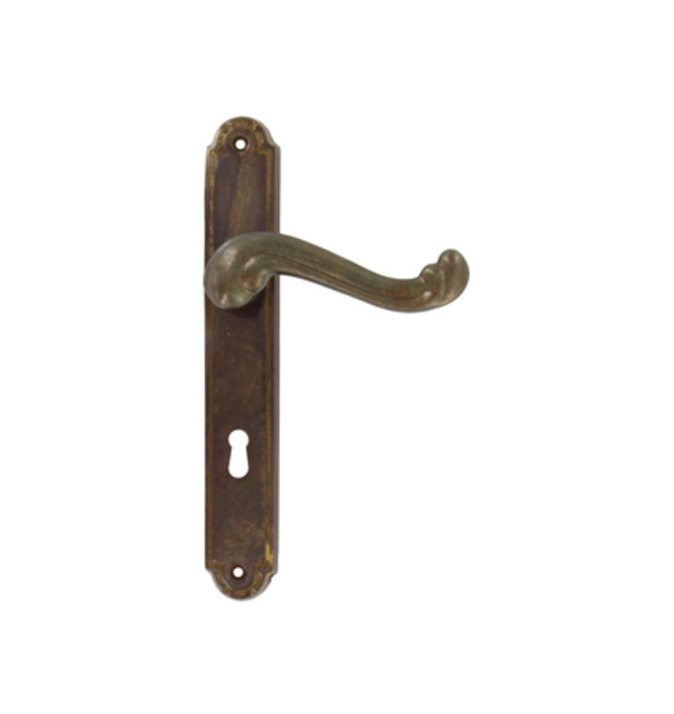 MANIGLIA OTTONE BRONZATO BAROCCO Q. 8/90