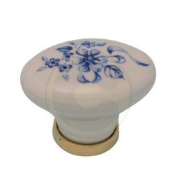 POMOLO PORCELLANA OVALE C/BASE F/ 7 24X34X25 MM