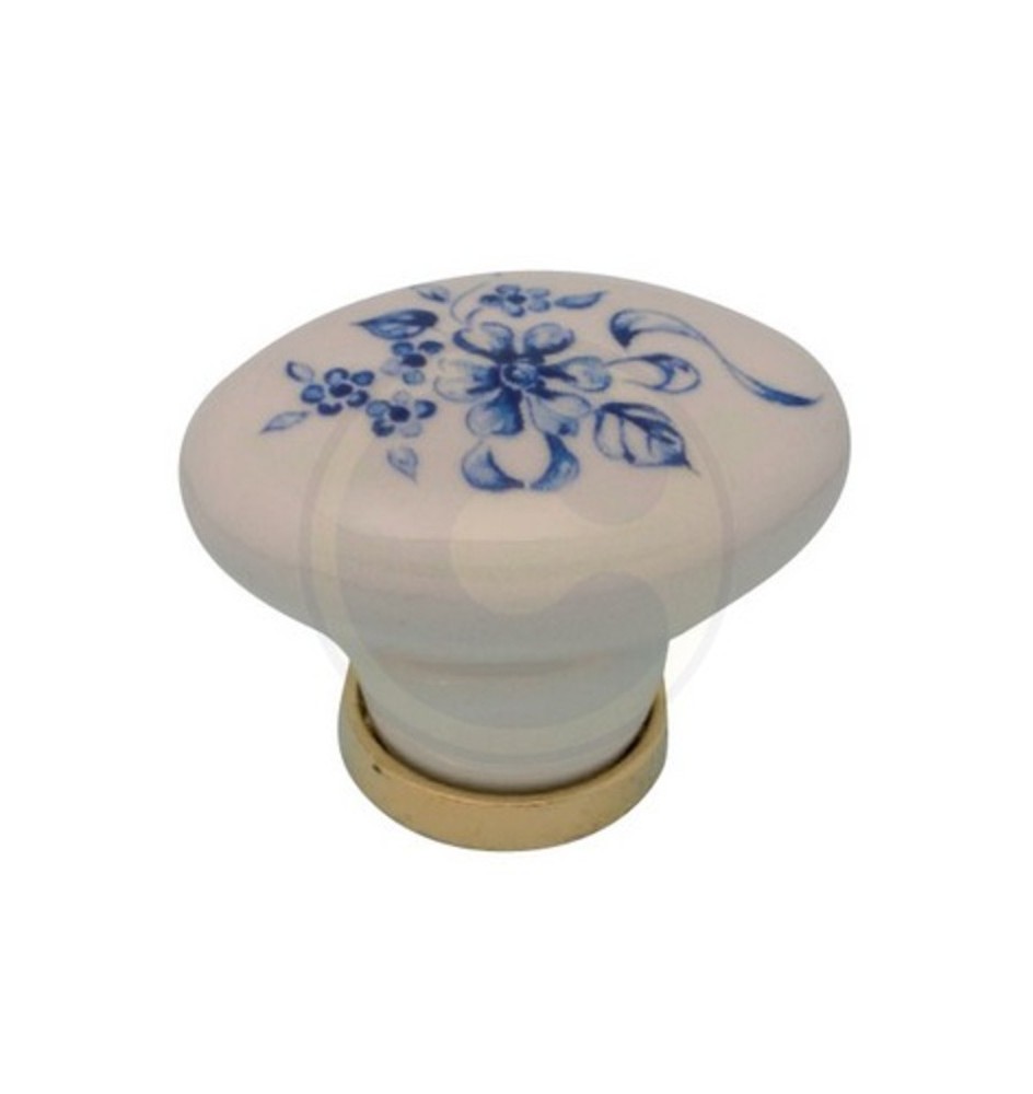 POMOLO PORCELLANA OVALE C/BASE F/ 7 24X34X25 MM