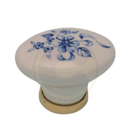 POMOLO PORCELLANA OVALE C/BASE F/ 7 24X34X25 MM
