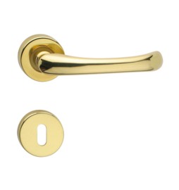 MANIGLIA ZAMA CAPRI C/BOCCHETTA ORO LUCIDO V