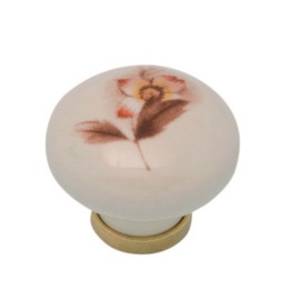 POMOLO PORCELLANA TONDO C/BASE F/ 5 31X26 MM*