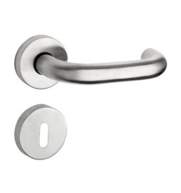 MANIGLIA ACCIAIO INOX L101 BOCCHETTA PATENT SAT