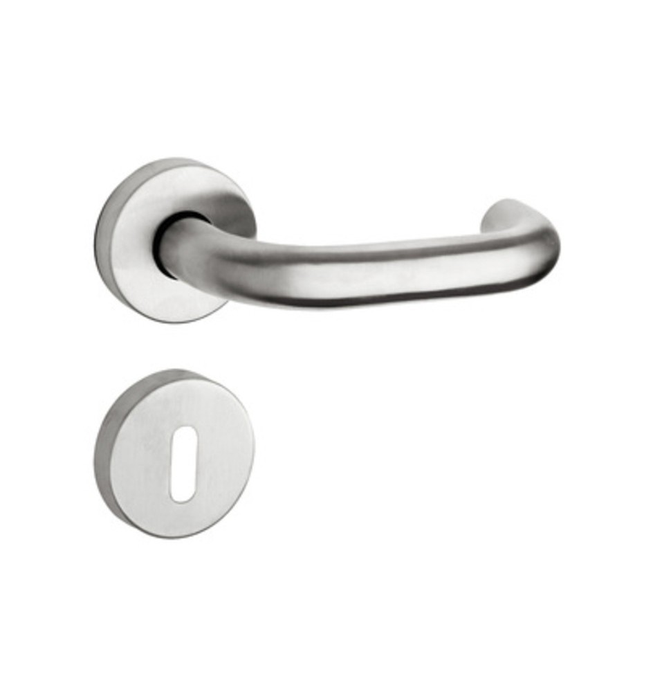 MANIGLIA ACCIAIO INOX L101 BOCCHETTA PATENT SAT
