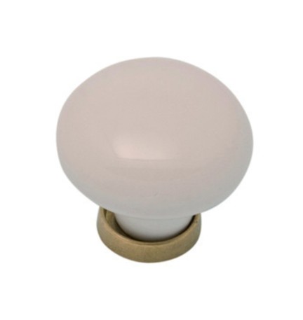 POMOLO PORCELLANA TONDO C/BASE F/ 3 31X26 MM**