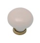 POMOLO PORCELLANA TONDO C/BASE F/ 3 31X26 MM**
