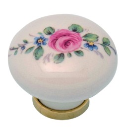 POMOLO PORCELLANA TONDO C/BASE F/20 31X26 MM