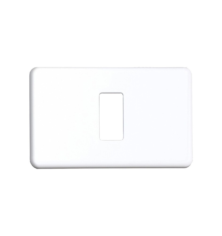 COPRINTERRUTTORE PLASTICA 1P BIANCO**
