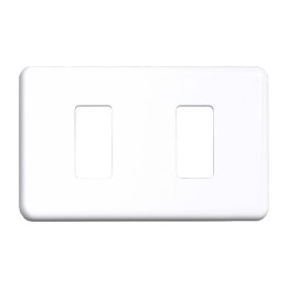 COPRINTERRUTTORE PLASTICA 2P BIANCO**